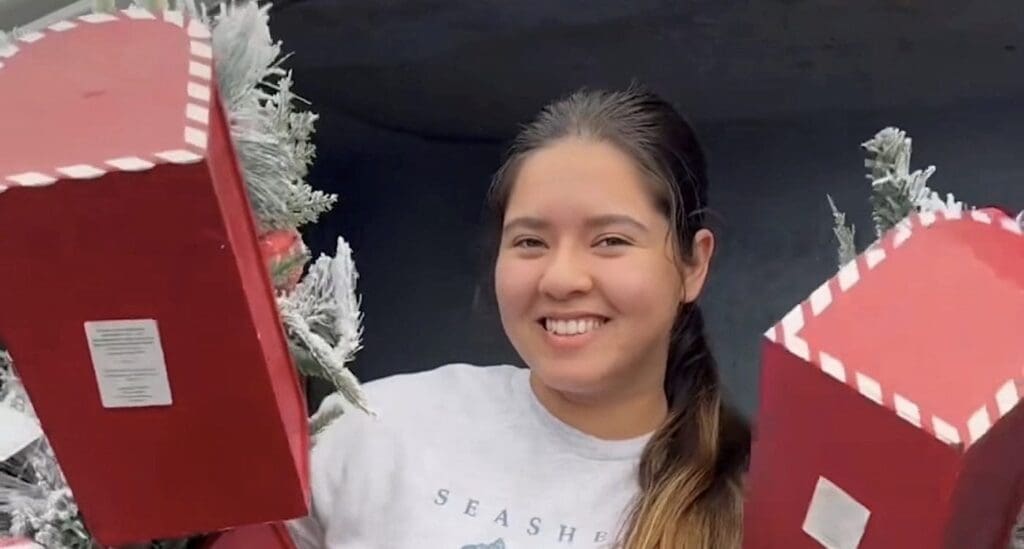She Finds Thousands in New Christmas Gifts and Decor After the Holidays in the Dumpsters Behind Big Stores